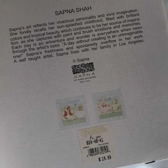 Set of SAPNA SHAH farm animal prints NEW! - Picture 4 of 8